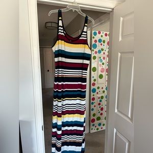 Maxi stripped dress
